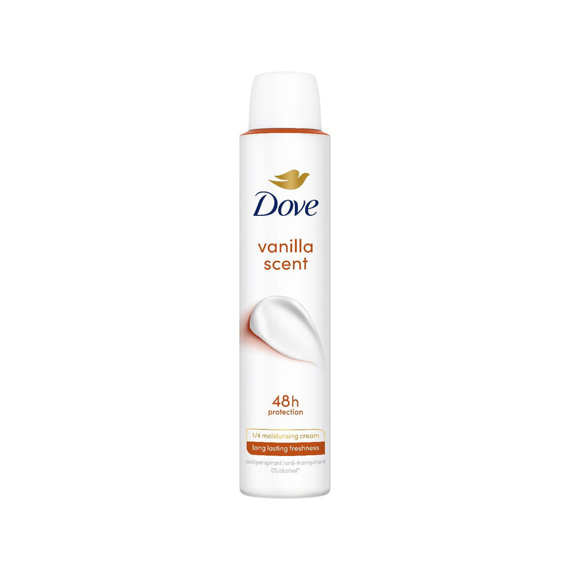 Dove antiperspirant deodorant vanilla 200ml, imported from the UK