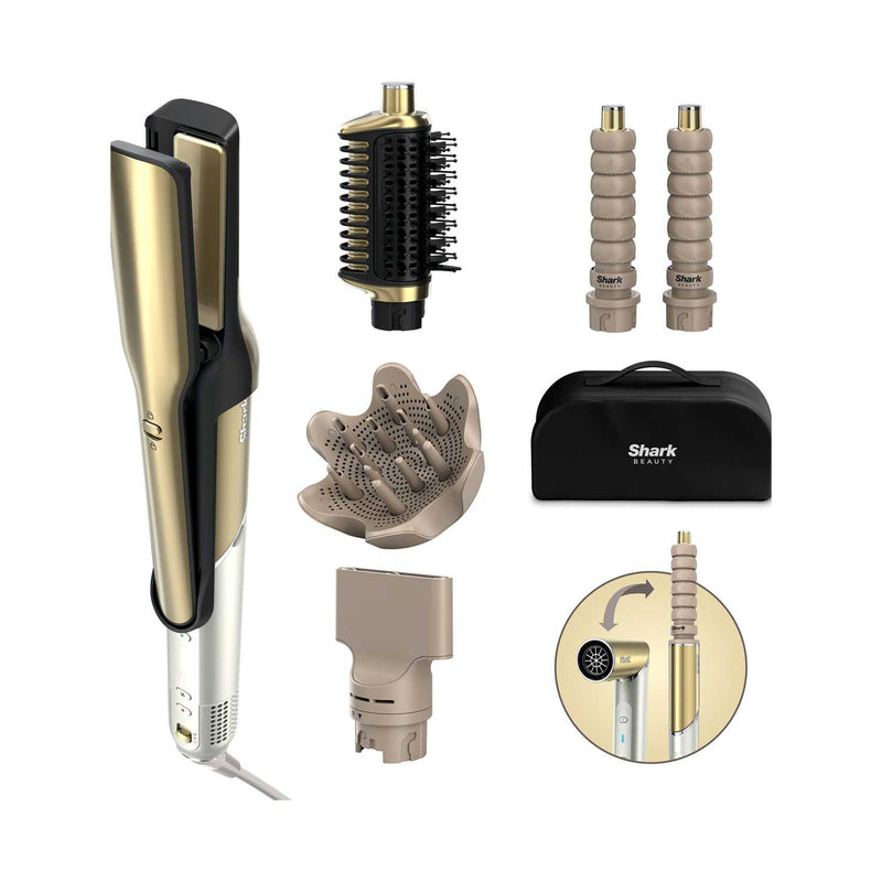 Shark Glam Hot Tool air styler 5-in-1 gold (British brand)