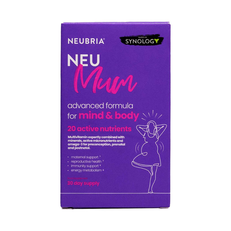 Neubria Neu Mum pregnancy multivitamin tablets 30S (British brand)
