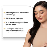 Clara Anti Frizz Platinum Ionic straightener - British product