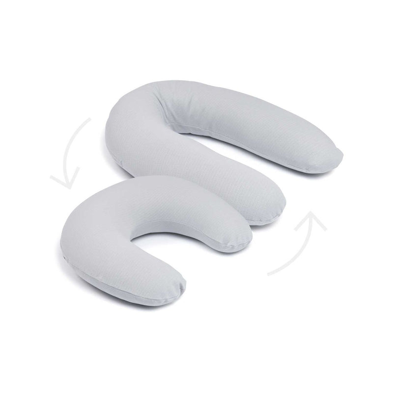 Doomoo Twisty maternity nursing pillow Pearl Grey, UK version