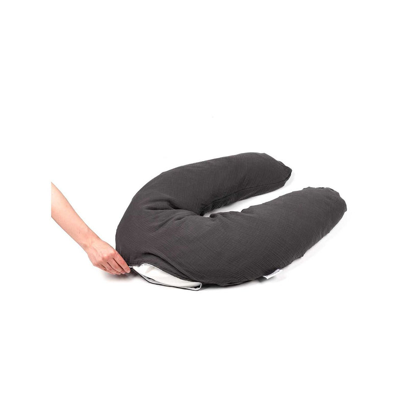 Doomoo maternity pillow Comfy Big muslin grey, imported from the UK