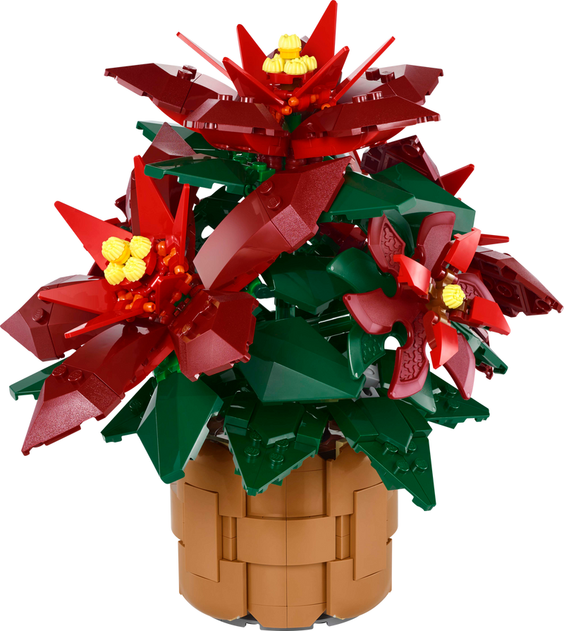 LEGO Poinsettia plant model 608 pieces, imported from the UK