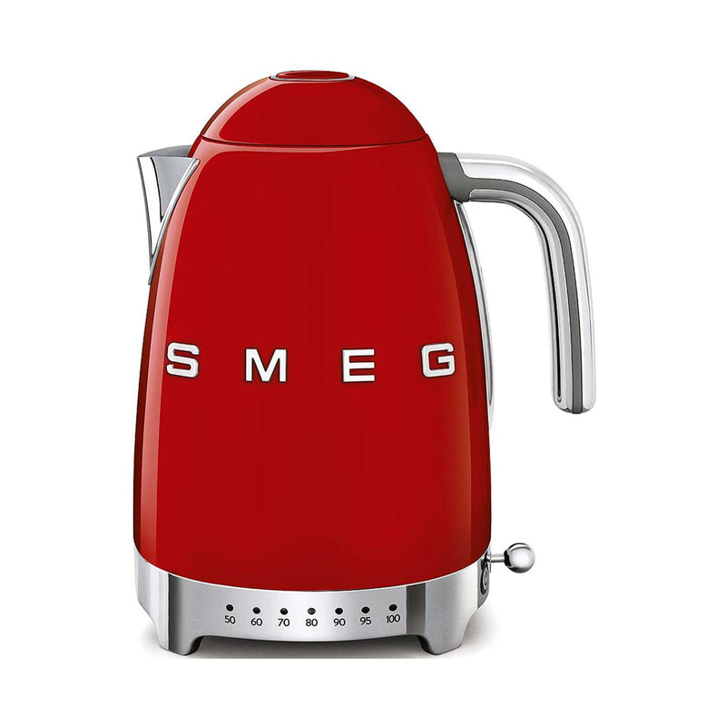 Smeg red kettle 1.7 litre with 7 temperature settings (British brand)