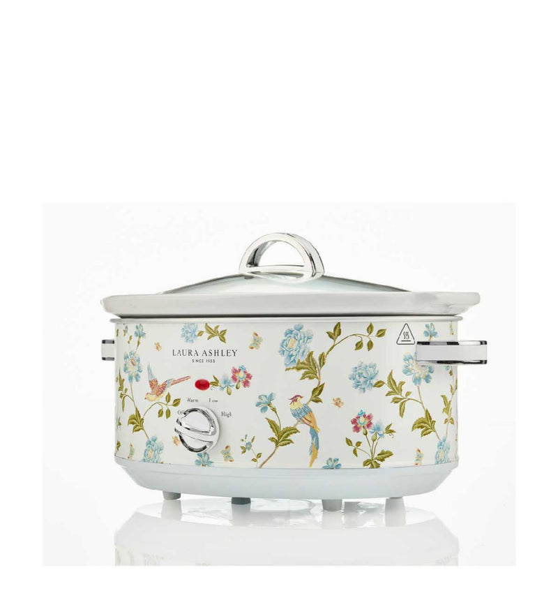 Laura Ashley slow cooker Elveden White 6.5L, UK version
