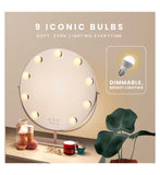 Sensse Hollywood light up mirror 40cm, imported from the UK