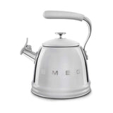 Smeg stainless steel whistling kettle 2.3 litre, UK version