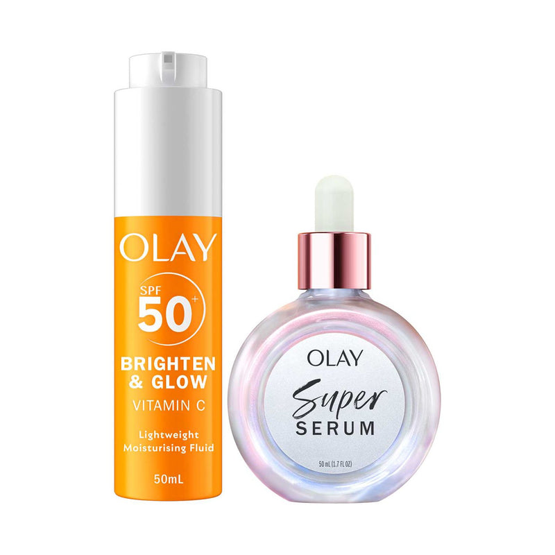 Olay Vitamin C moisturiser and serum bundle 50ml each, UK version