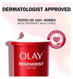 Olay Regenerist Day Cream SPF30 50ml bundle with refill (British brand)