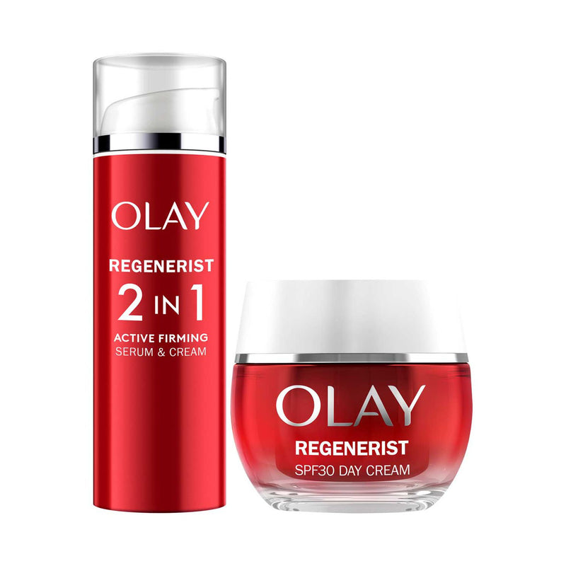 Olay Regenerist day cream SPF30 and serum bundle 50ml (British brand)
