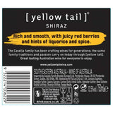 Yellow Tail red wine Shiraz 75cl, UK version