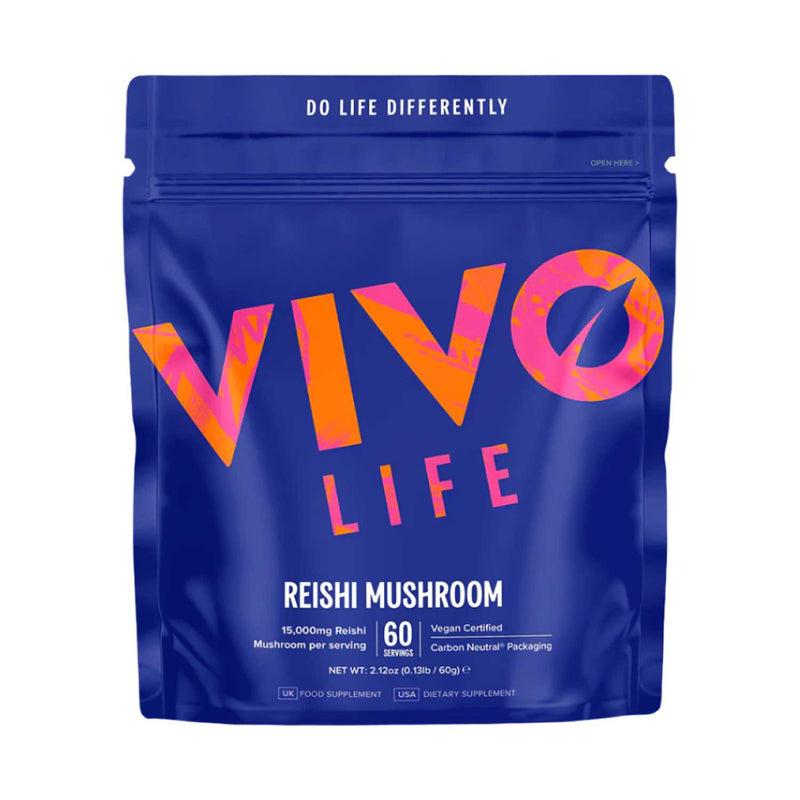 Vivo Life Reishi Mushroom Powder 15:1 Extract 60G, UK version