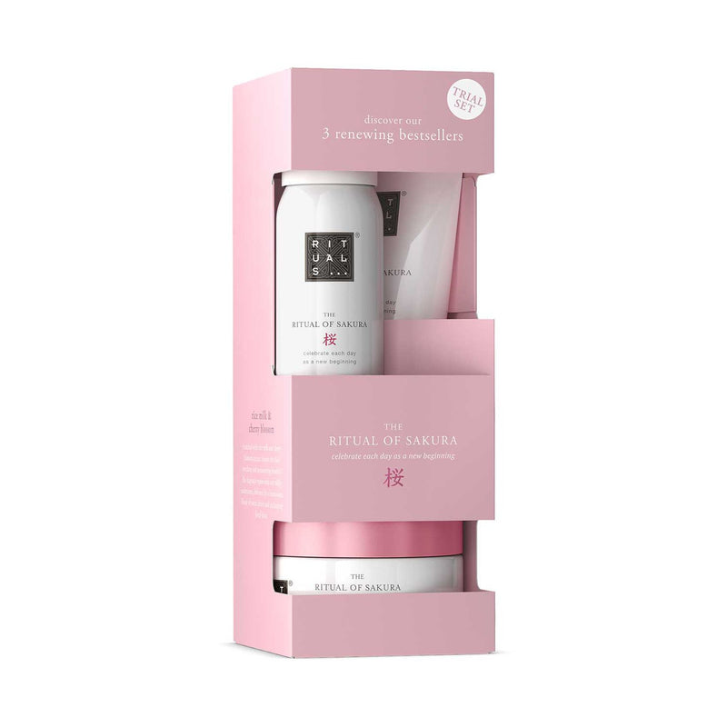 Rituals Sakura bath and body trial set, imported from the UK