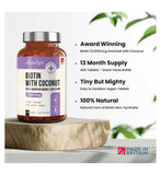 Vitabright biotin tablets 12,000mcg 400 tablets, UK version