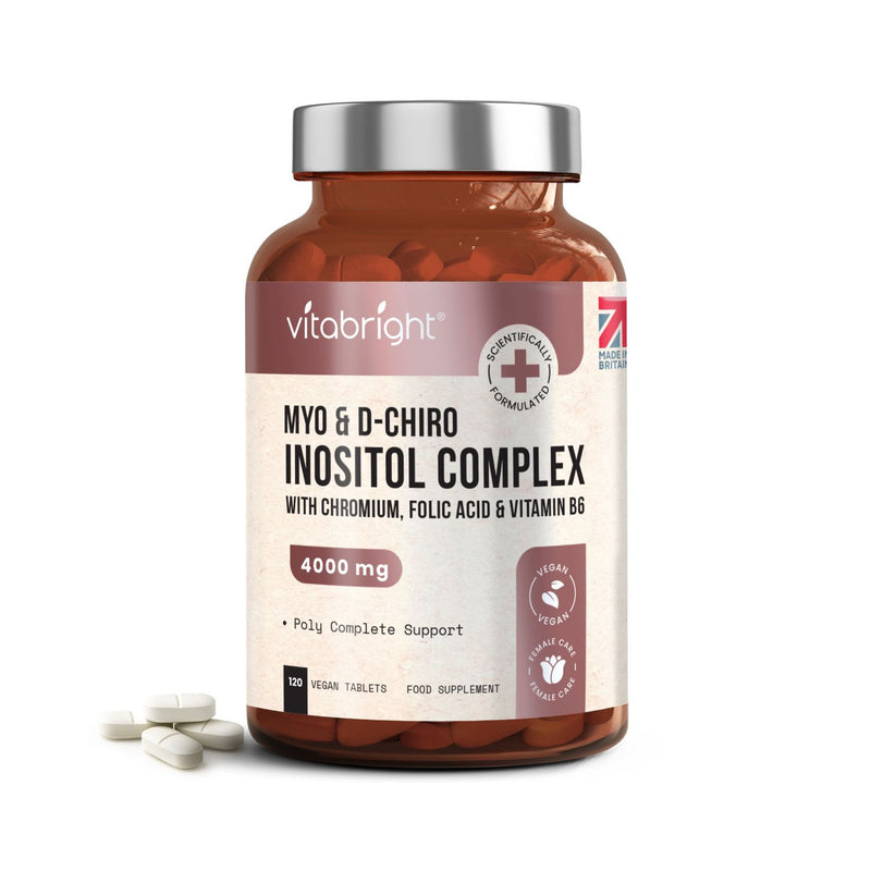 Vitabright Inositol Complex supplement 120 tablets, UK version