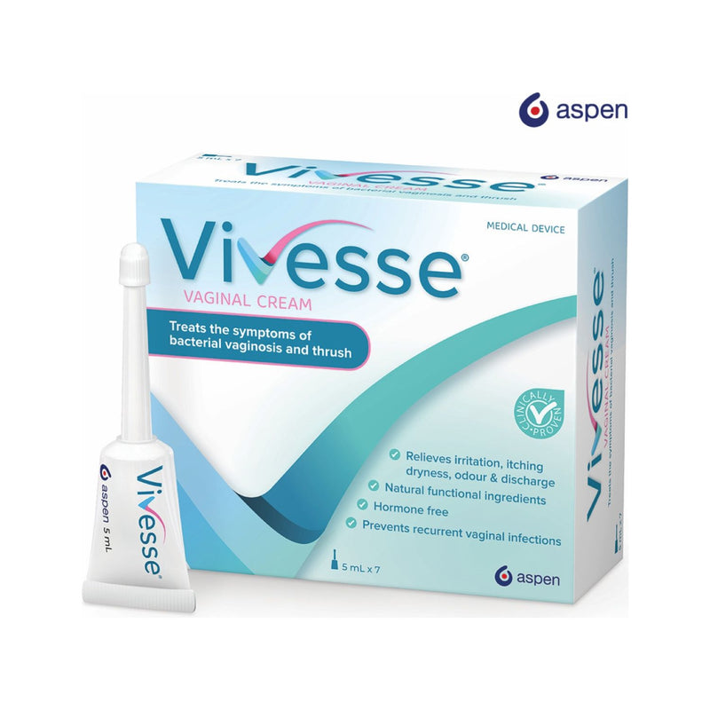 Vivesse vaginal cream 5ml x 7 pre-filled applicators, UK version