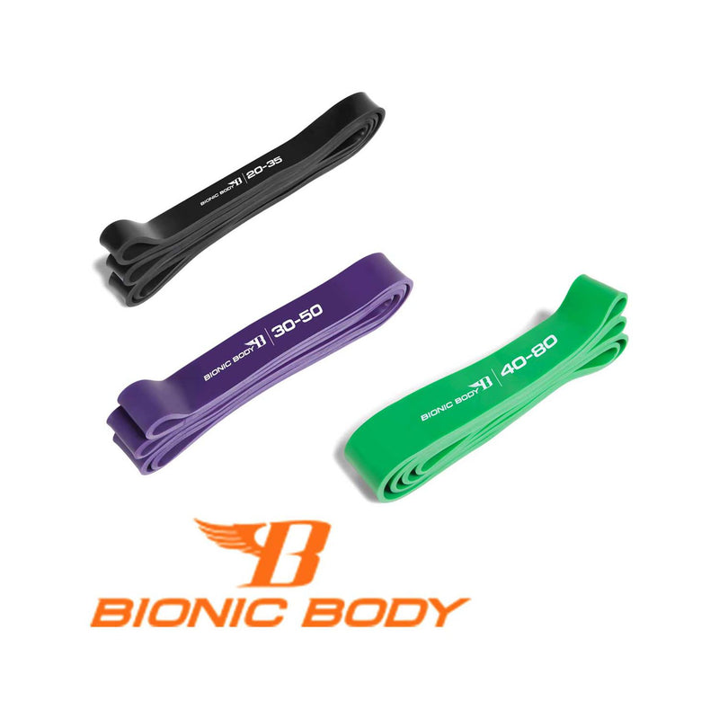 Bionic Body resistance band kit extra light light medium, UK version