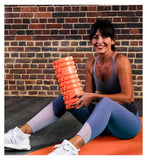 Davina Mccall yoga mat and foam roller set orange, UK version