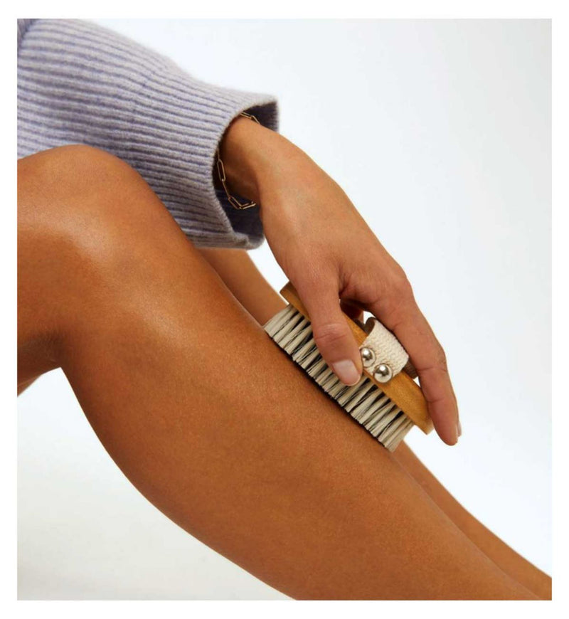 Lumity copper body brush for dry brushing (British brand)