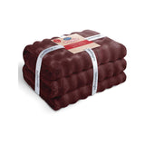Boots Silentnight Snugsie Bubble Fleece Blanket Berry 240 x 180cm- Buy online at McGrocer