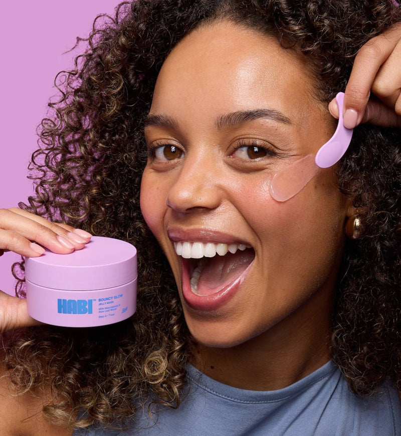 Boots Habi Bouncy Glow Jelly Face Mask 50ml, UK version