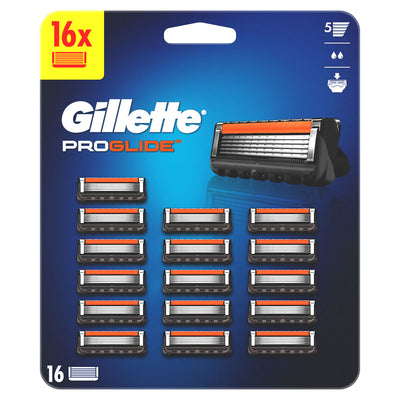 Costco UK Gillette ProGlide Herre Barberhøvelblader Refiller 16-pakning - Kjøp online hos McGrocer