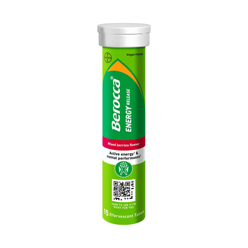 Berocca Mixed Berries effervescent tablets 15s - British product