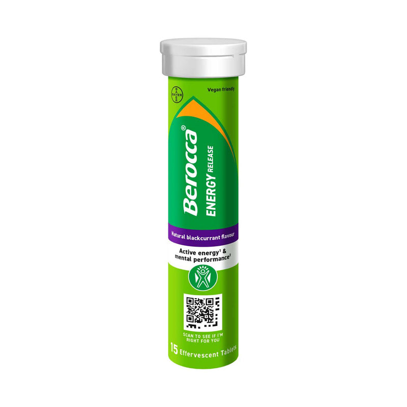 Berocca blackcurrant effervescent tablets 15s, UK version