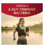 Seven Seas Omega-3 gut friendly bacteria supplement 30 capsules (British brand)