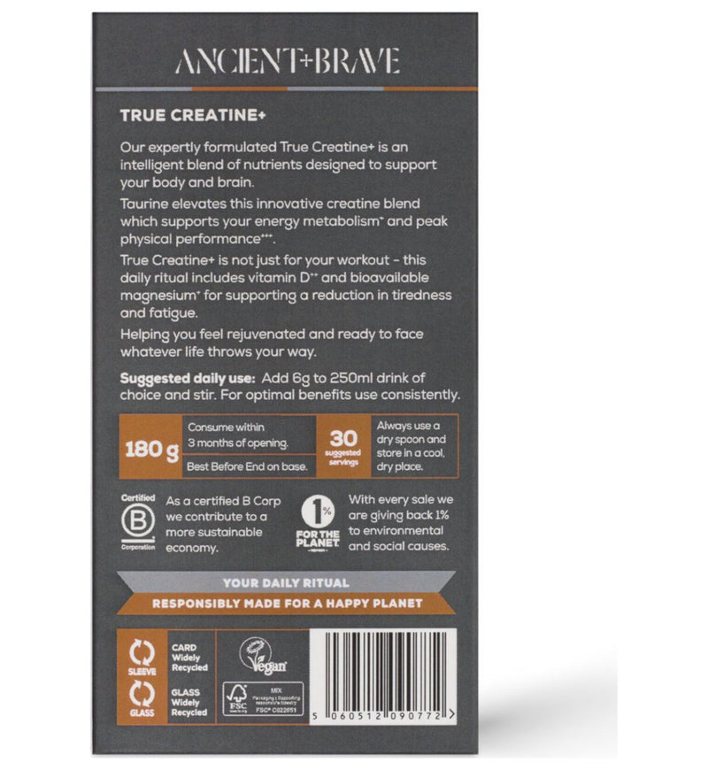 Ancient + Brave True Creatine Powder 425g - British product