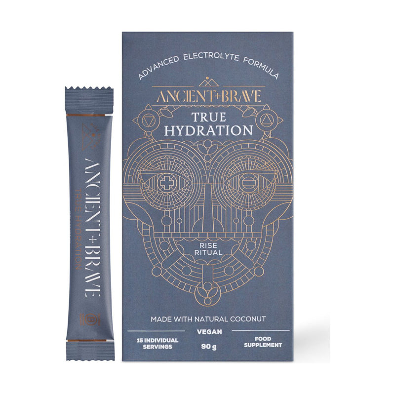 Ancient + Brave True Hydration powder sachets 15x6g, imported from the UK