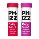 Boots Phizz Apple & blackcurrant and Mixed berry 3 in 1 hydration, electrolytes and Vitamins Effervescent Bundle (40 Tablets)- Buy online at McGrocer