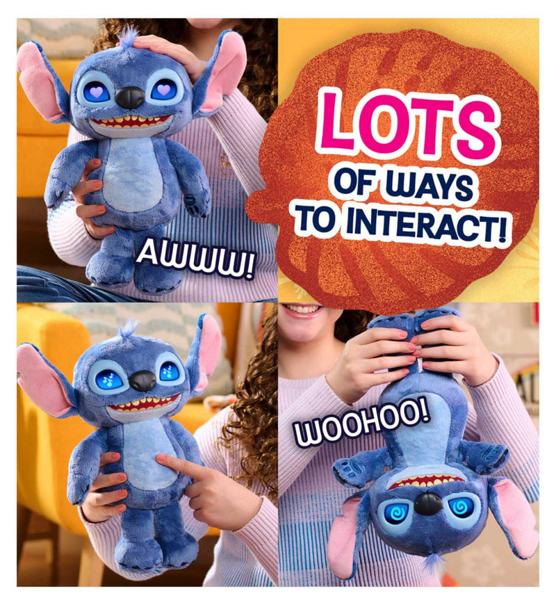 Just Play Stitch interactive plush Many Moods 14-inch, UK version