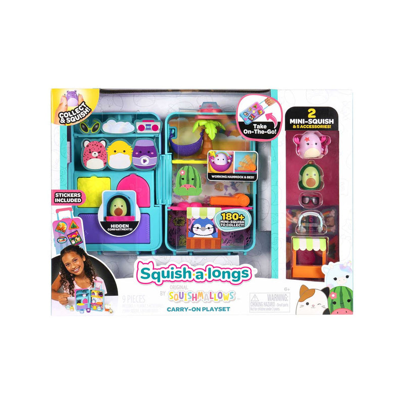 Jazwares Squishalongs medium playset with mini Squishmallows - British product