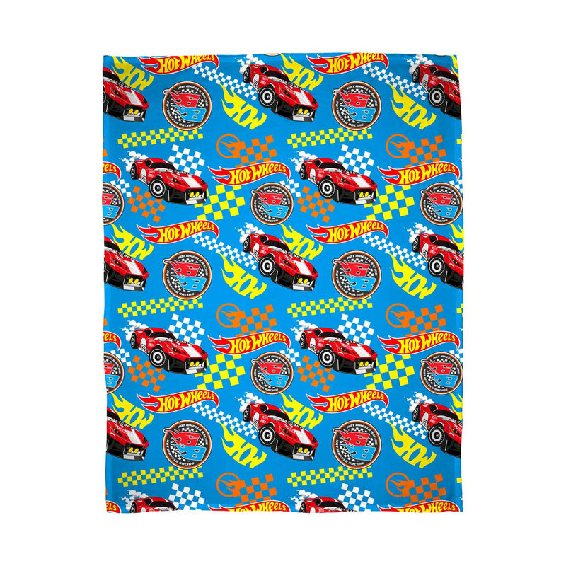 Hotwheels Flame fleece blanket 100x150cm, UK version