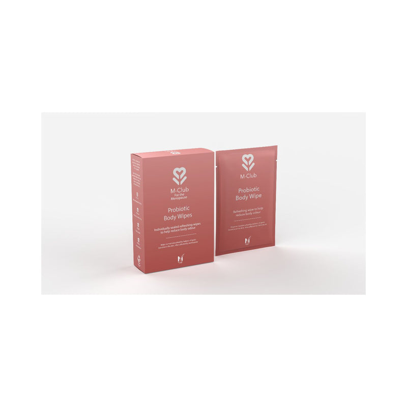 M-Club probiotic body wipes for women 8 pack, imported from the UK
