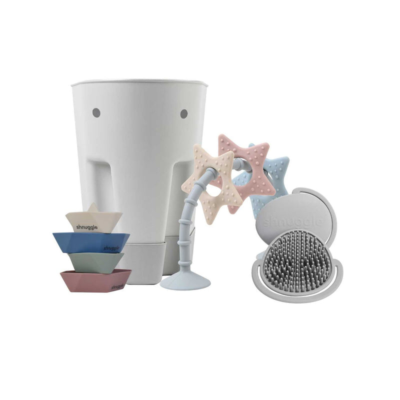 Shnuggle bath time fun bundle in grey, imported from the UK