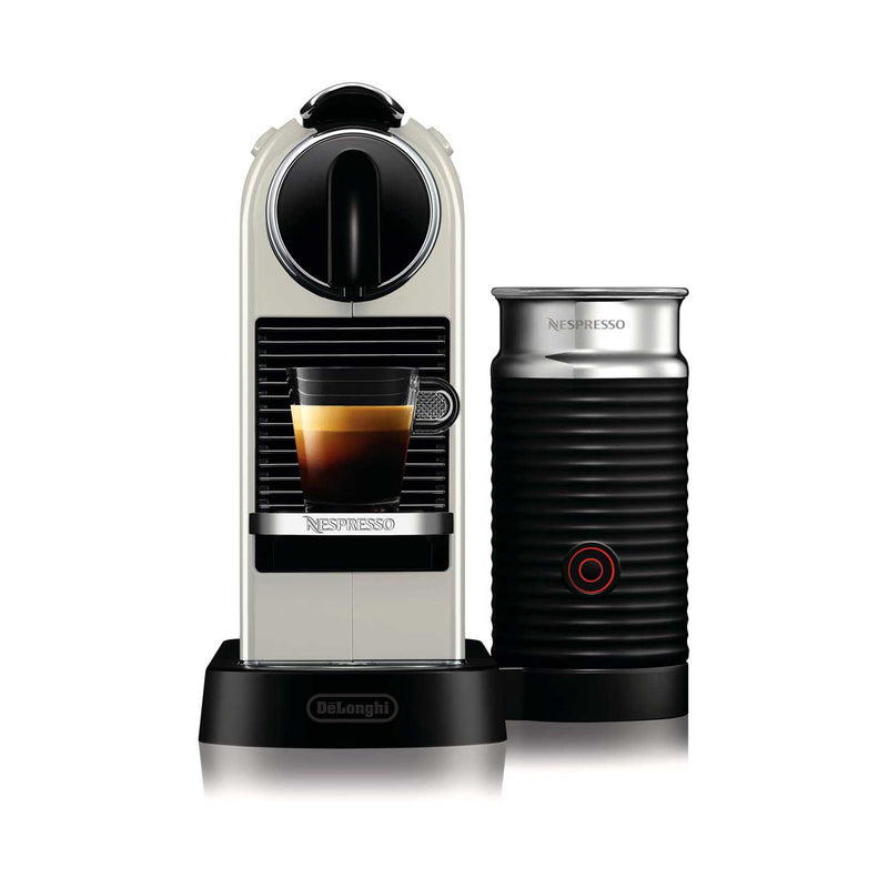 De'Longhi Nespresso Citiz coffee machine with Aeroccino white, imported from the UK
