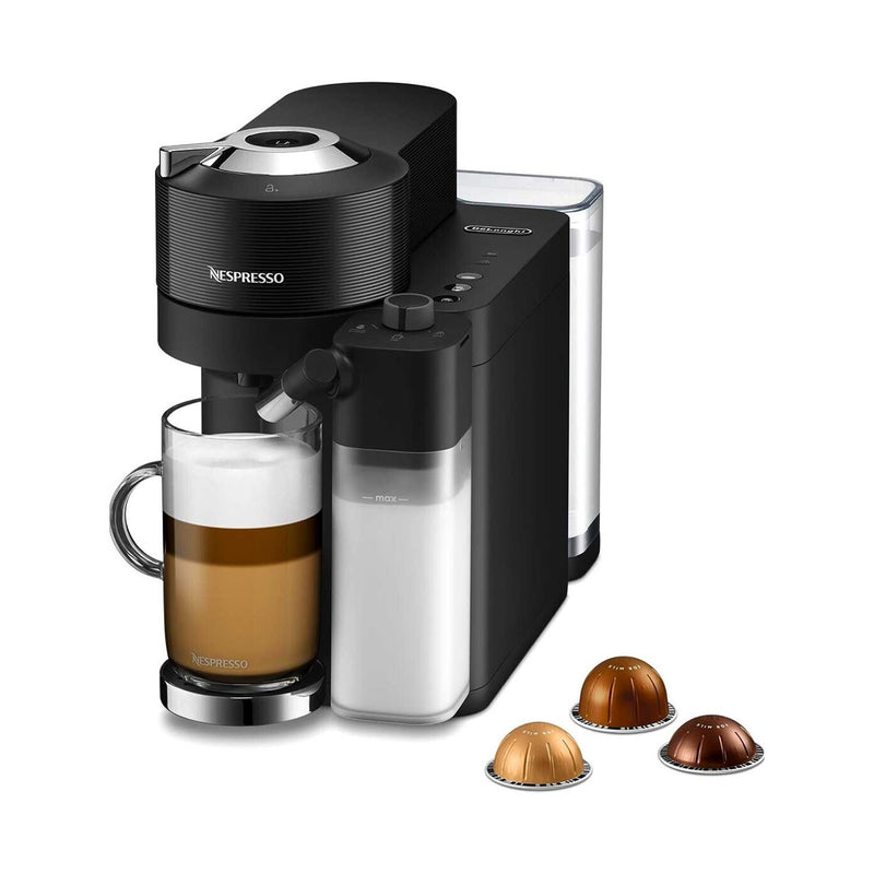 De'Longhi Nespresso Vertuo Lattissima Black coffee machine, UK version