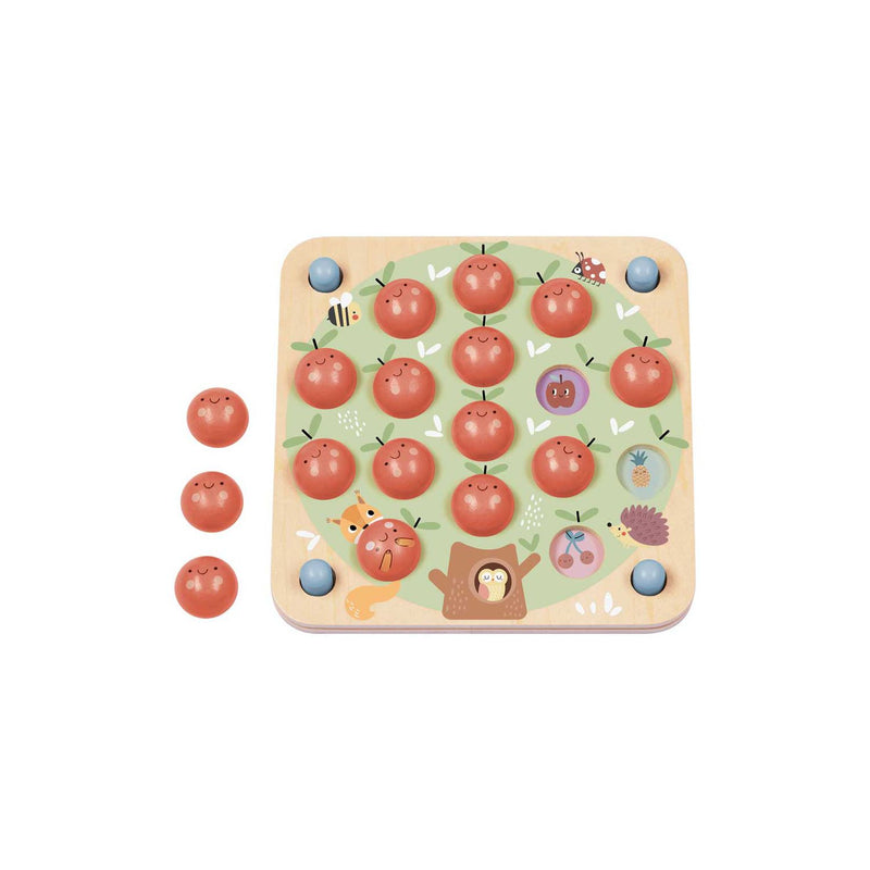 Tooky Toy wooden memory game apple puzzle (British brand)