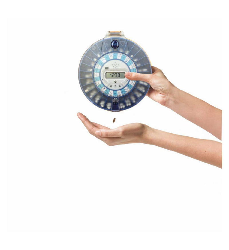 Pivotell automatic pill dispenser with 24 alarms - British product