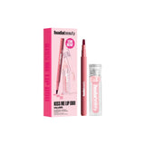 Huda Beauty Kiss Me Lip Duo Rosy Pinks Set (British brand)
