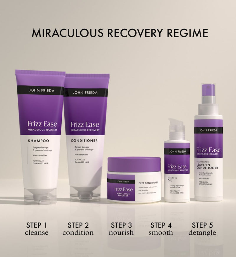 John Frieda Frizz Ease Miraculous Recovery Conditioner 250ml, imported from the UK