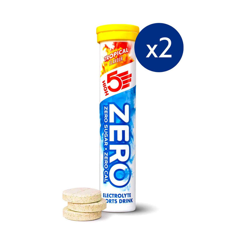 HIGH5 ZERO Tropical hydration tabs 40s, imported from the UK