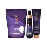 Sanctuary Spa wellness bundle with sleep mist bath salts and body balm, imported from the UK