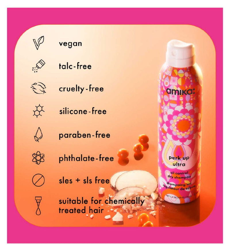 Amika dry shampoo Perk Up Ultra 115ml - British product