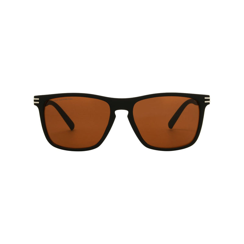 French Connection sunglasses matt dark ground coffee rubber finish (British brand)