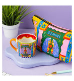 Eleanor Bowmer Gemini zodiac mug and cotton bag set (British brand)