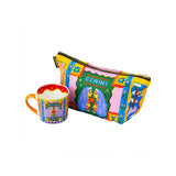 Eleanor Bowmer Gemini zodiac mug and cotton bag set (British brand)