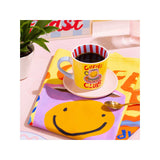 Eleanor Bowmer Coffee Club mug and tea towel set, UK version